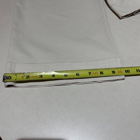 J Jill Denim Womens Bone High Rise Wide Leg Jeans Sz 16 Stretch Comfort Everyday - Picture 9 of 10